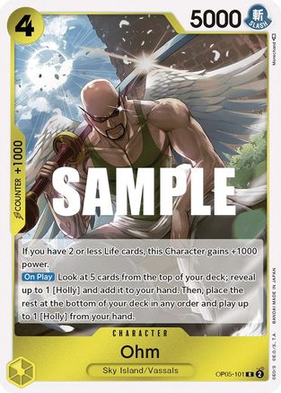 Ohm (OP05-101) - [Awakening of the New Era] Foil