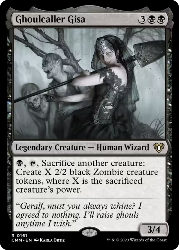 Ghoulcaller Gisa [Commander Masters] Foil