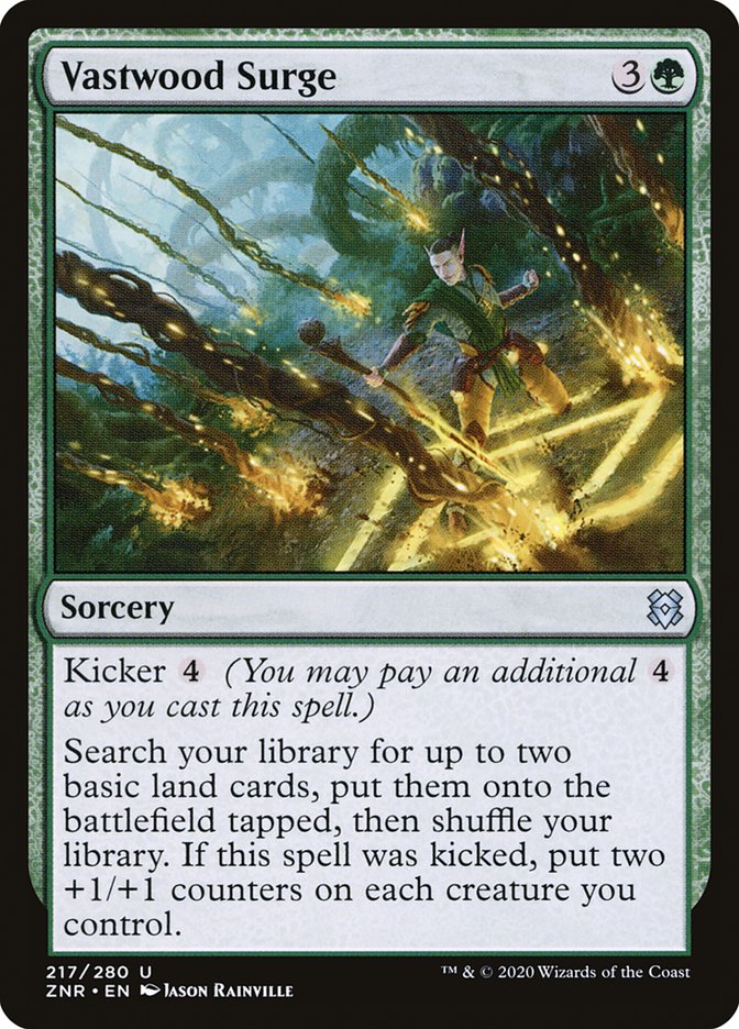 Vastwood Surge [Zendikar Rising] Foil