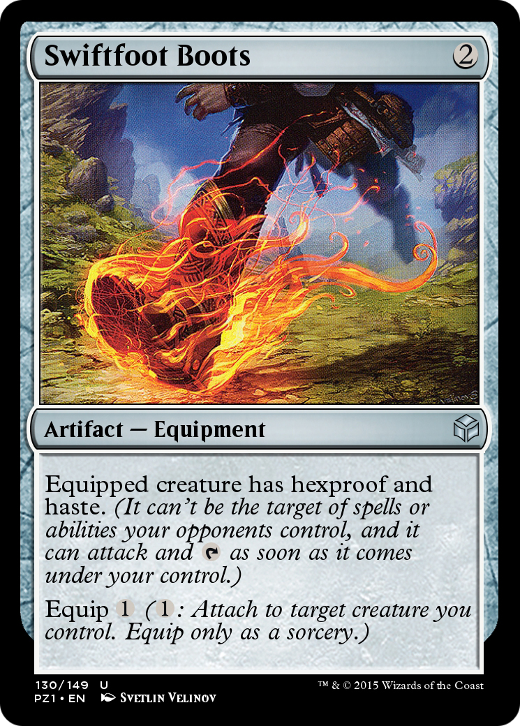 Swiftfoot Boots  [Legendary Cube Prize Pack] Foil