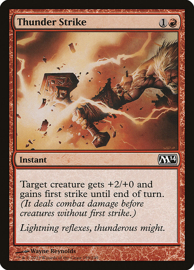 Thunder Strike [Magic 2014] Foil