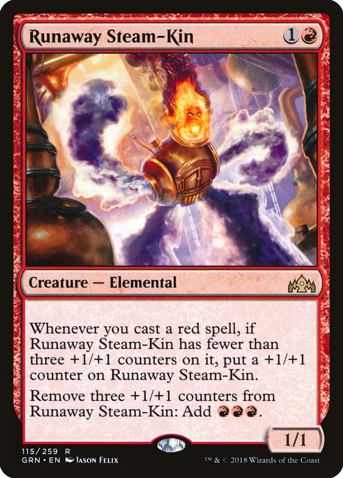 Runaway Steam-Kin [Guilds of Ravnica] Foil