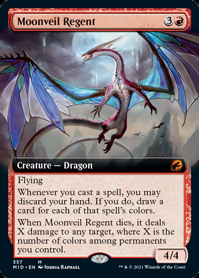 Moonveil Regent (Extended Art) [Innistrad: Midnight Hunt] Foil