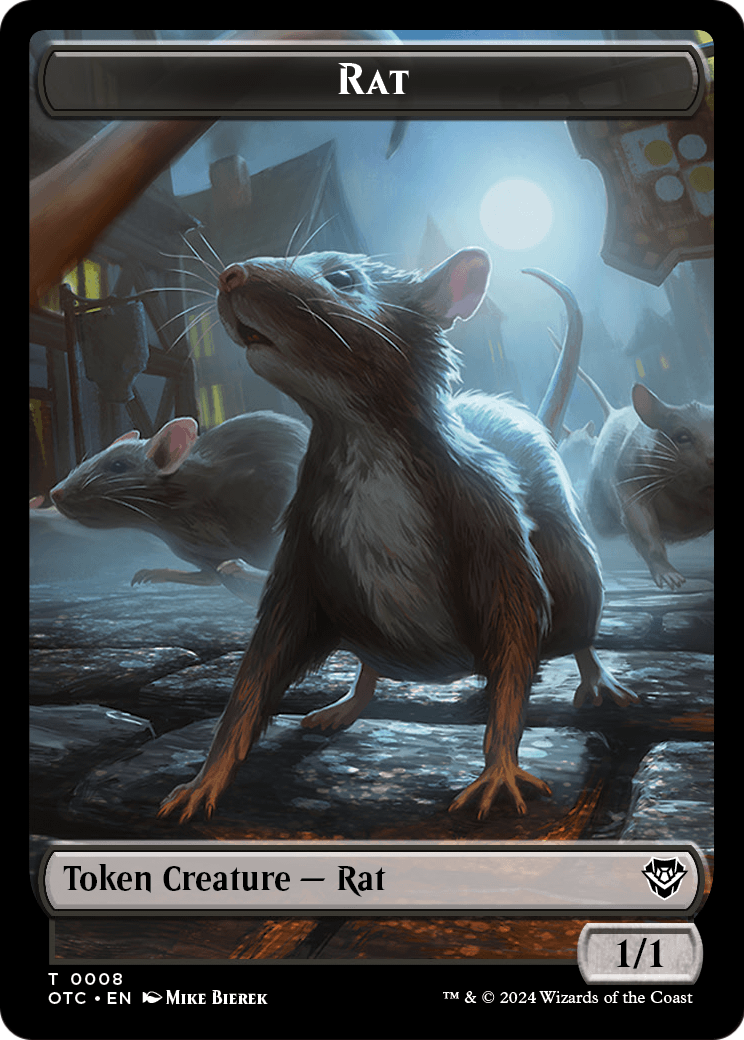 Rat  [Outlaws of Thunder Junction Commander Tokens]