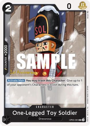 One-Legged Toy Soldier (OP05-081) - [Awakening of the New Era: 1st Anniversary Tournament Cards]