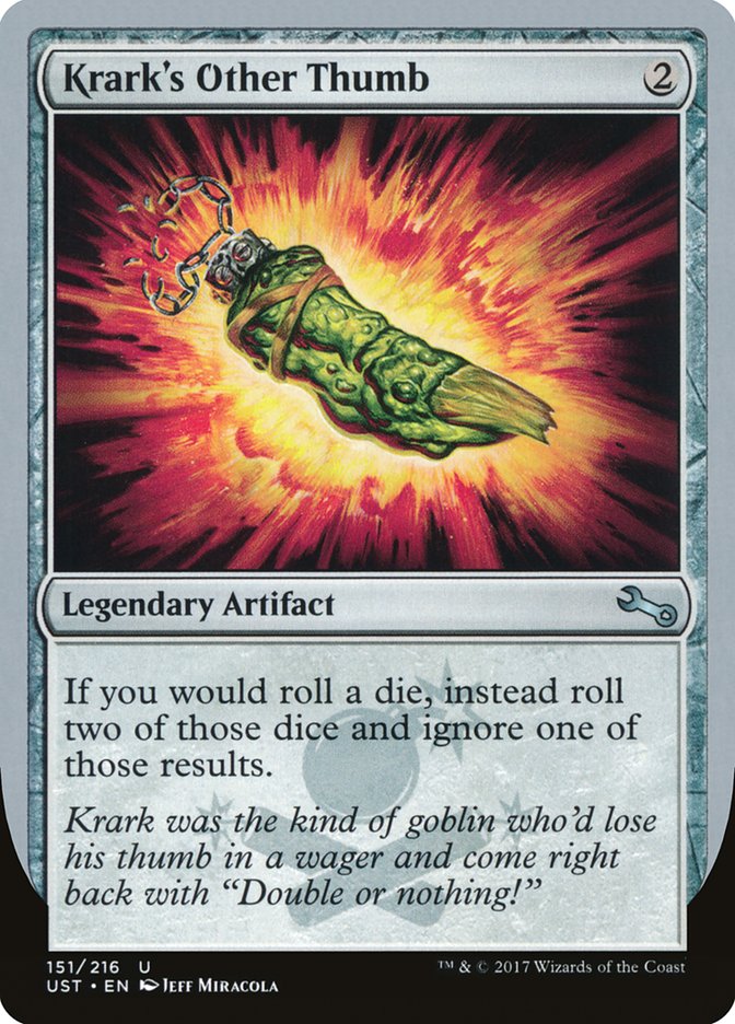 Krark's Other Thumb [Unstable] Foil