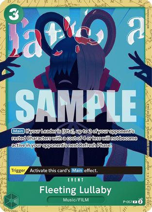 Fleeting Lullaby (Starter Deck 11: Uta Deck Battle) (P-057) - [One Piece Promotion Cards]