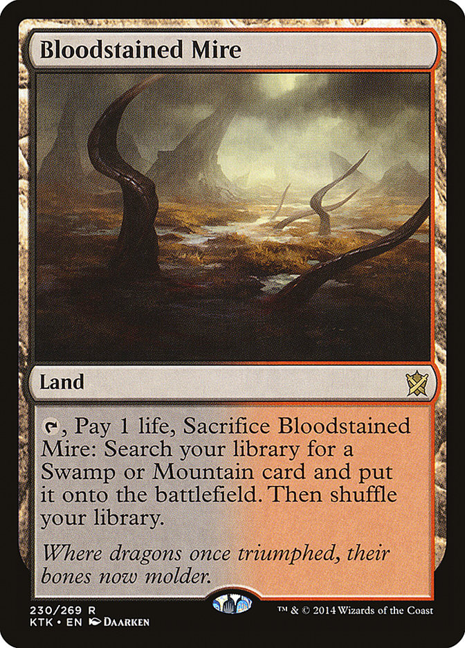 Bloodstained Mire [Khans of Tarkir] Foil