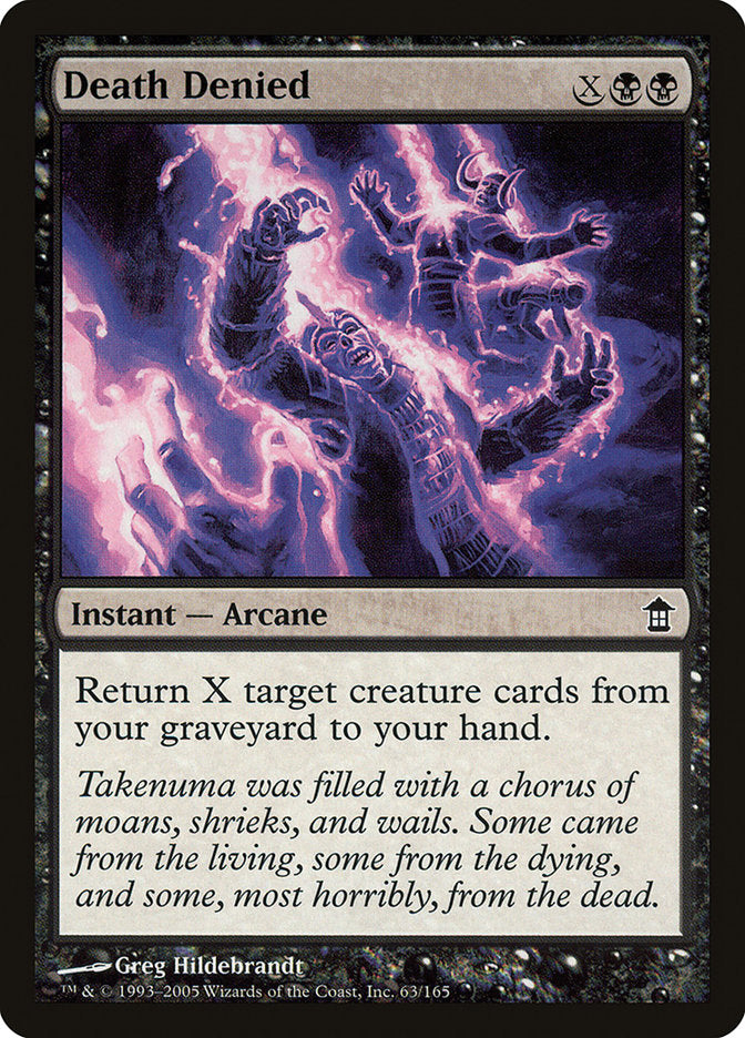 Death Denied [Saviors of Kamigawa] Foil