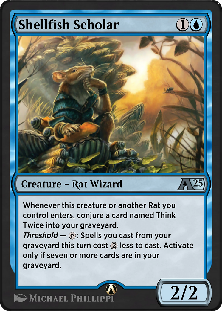 Shellfish Scholar  [Alchemy: Bloomburrow]