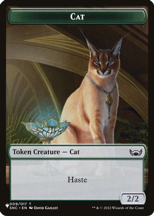 Cat (009) // Dog Double-Sided Token  [The List Reprints]
