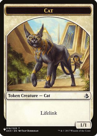 Cat (016) // Dog Double-Sided Token  [The List Reprints]
