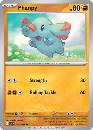 Phanpy (048/091) [Scarlet & Violet: Paldean Fates] Reverse Holofoil