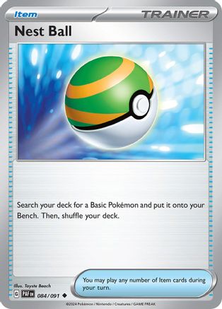 Nest Ball (084/091) [Scarlet & Violet: Paldean Fates] Reverse Holofoil