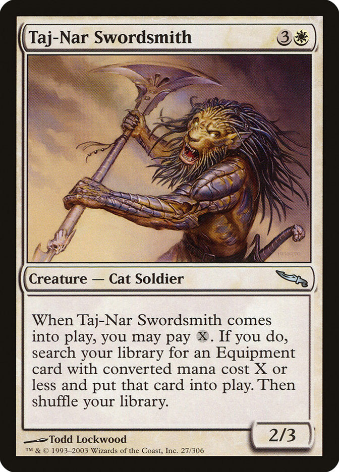 Taj-Nar Swordsmith [Mirrodin] Foil