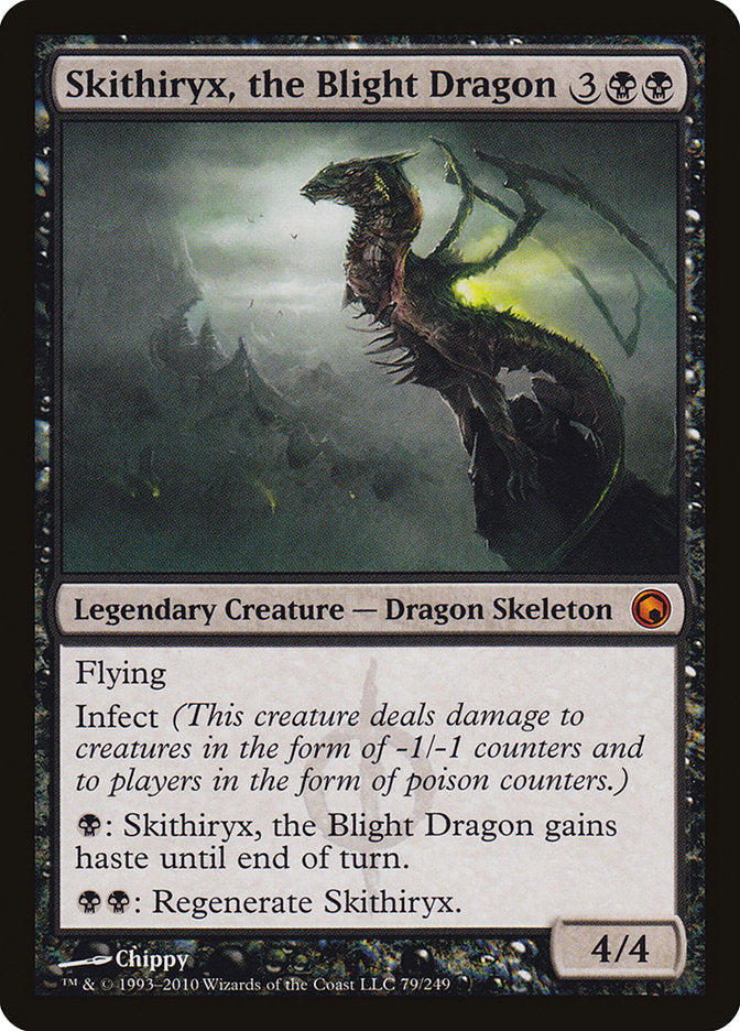 Skithiryx, the Blight Dragon [Scars of Mirrodin] Foil