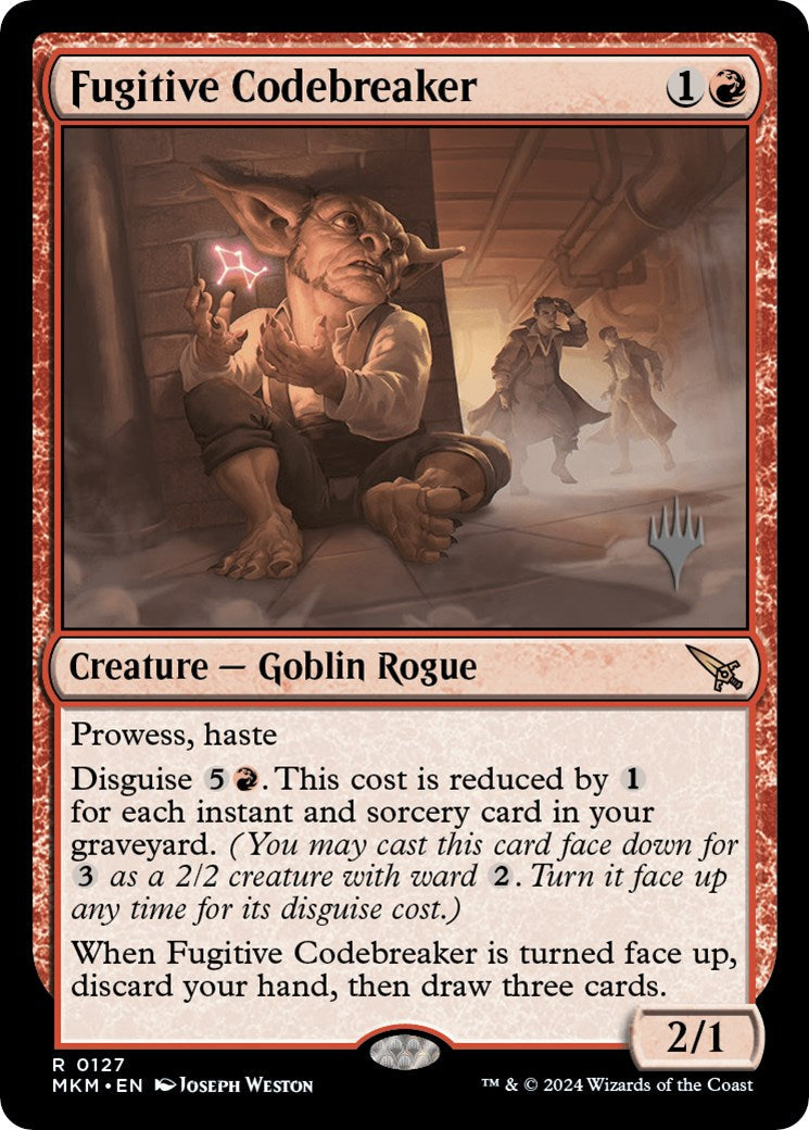 Fugitive Codebreaker (Promo Pack) [Murders at Karlov Manor Promos] Foil