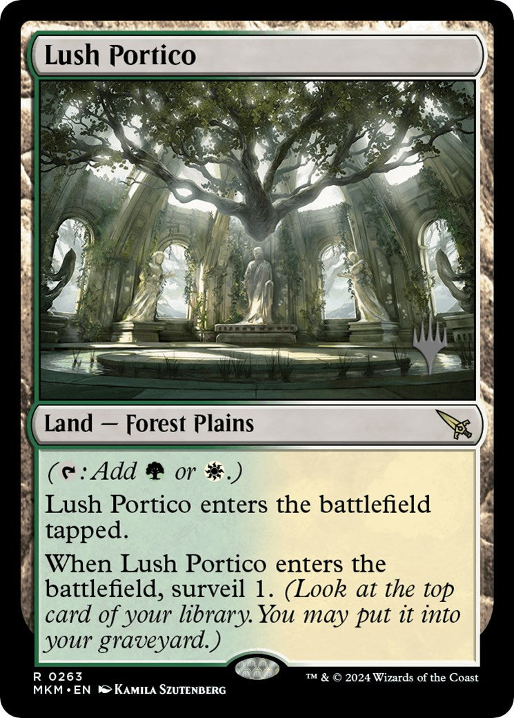 Lush Portico (Promo Pack) [Murders at Karlov Manor Promos] Foil