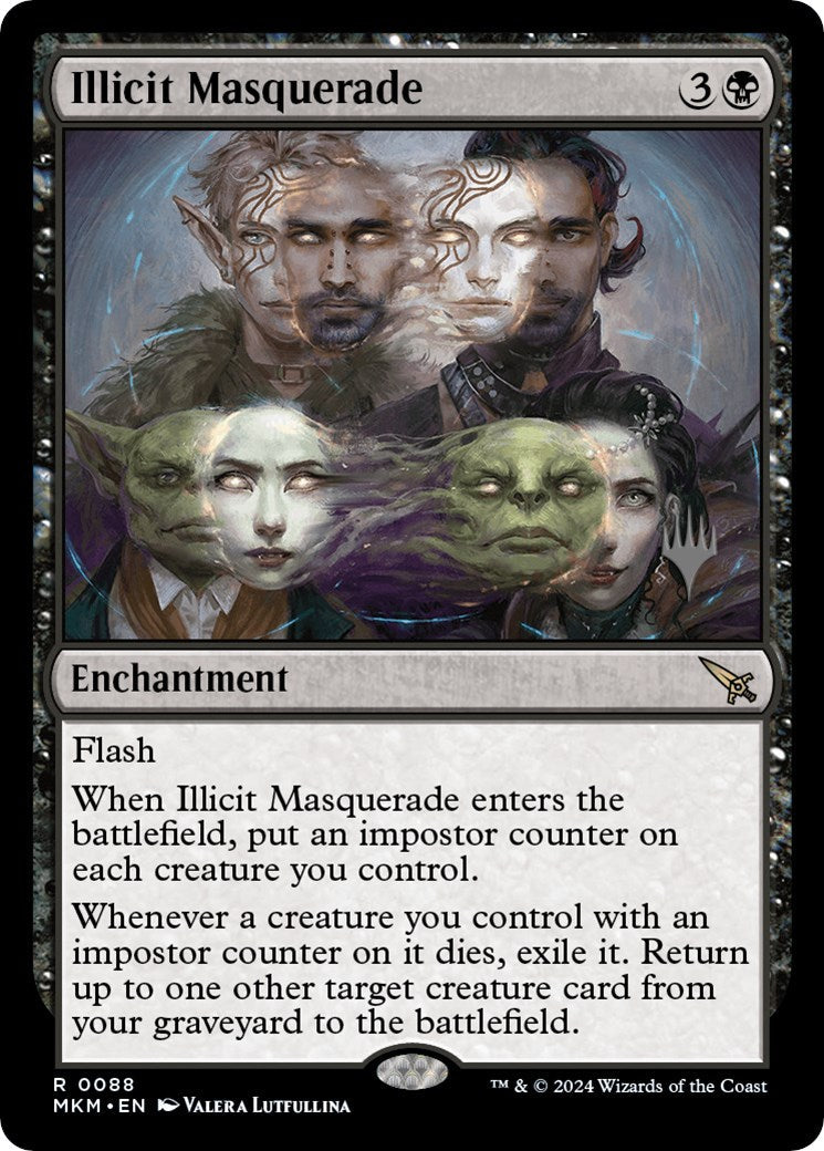 Illicit Masquerade (Promo Pack) [Murders at Karlov Manor Promos] Foil