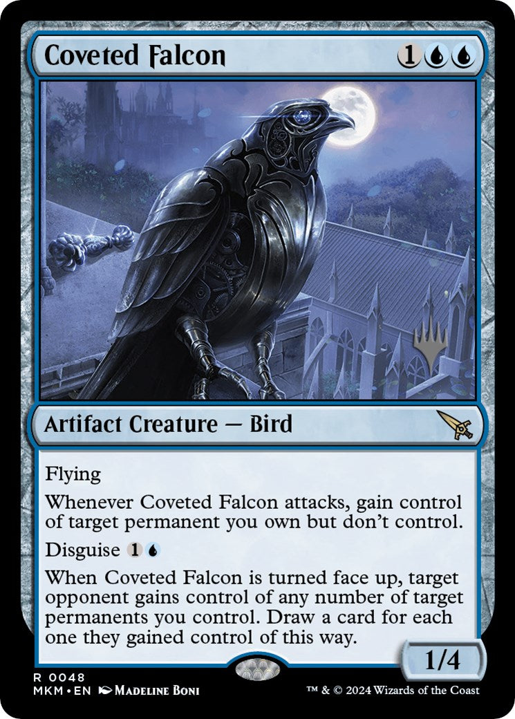 Coveted Falcon (Promo Pack) [Murders at Karlov Manor Promos] Foil