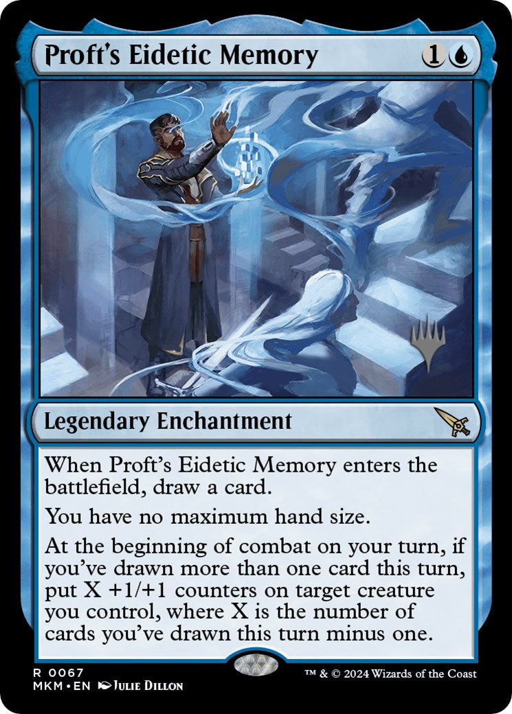 Proft's Eidetic Memory (Promo Pack) [Murders at Karlov Manor Promos] Foil