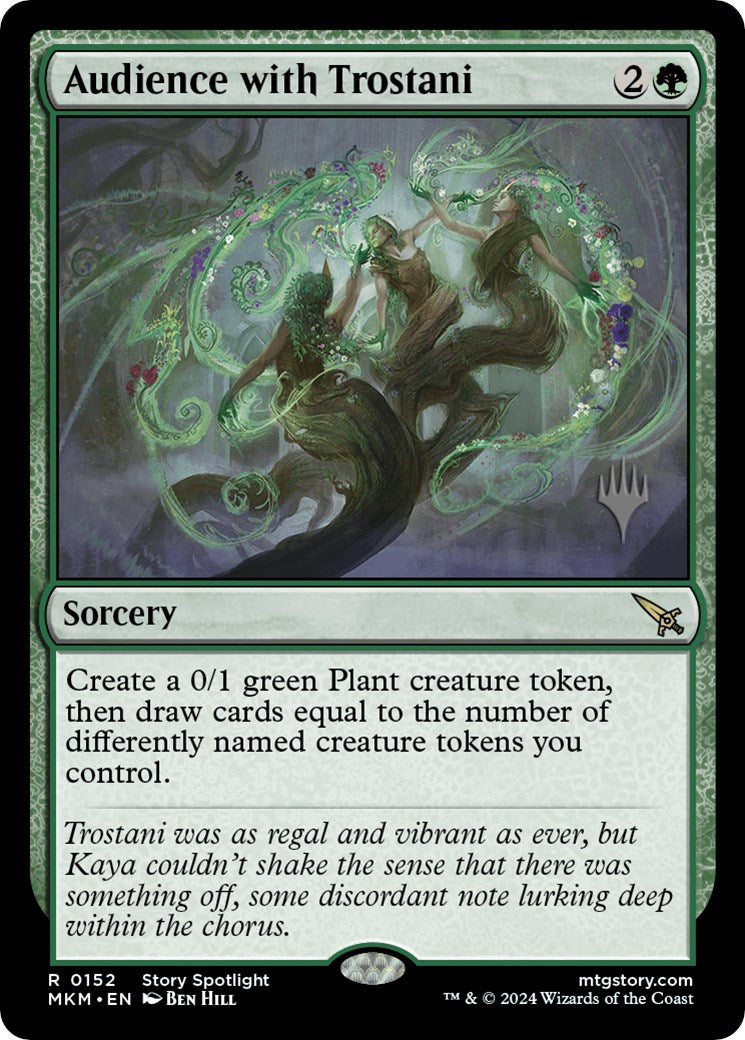 Audience with Trostani (Promo Pack) [Murders at Karlov Manor Promos] Foil