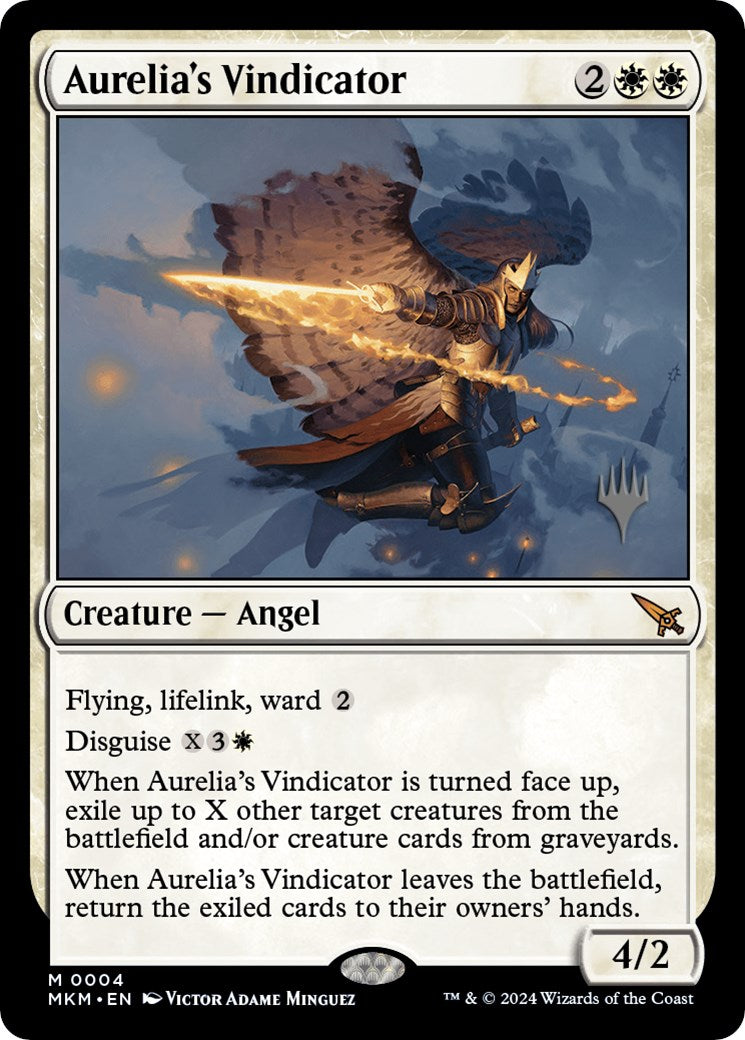 Aurelia's Vindicator (Promo Pack) [Murders at Karlov Manor Promos] Foil