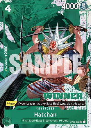 Hatchan (Winner Pack Vol. 6) (OP03-033) - [One Piece Promotion Cards] Foil
