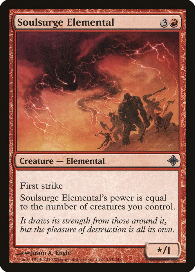 Soulsurge Elemental [Rise of the Eldrazi] Foil