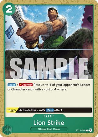 Lion Strike (ST12-016) - [Starter Deck 12: Zoro and Sanji]