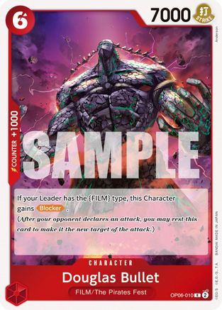 Douglas Bullet (OP06-010) - [Wings of the Captain] Foil