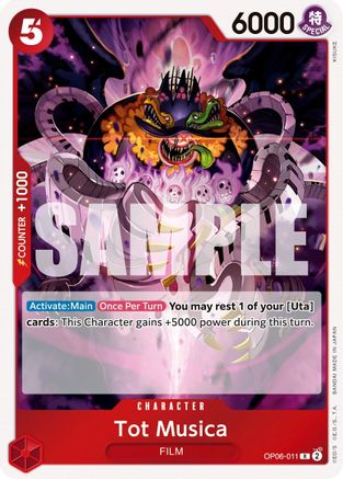 Tot Musica (OP06-011) - [Wings of the Captain] Foil