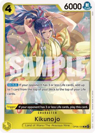 Kikunojo (OP06-104) - [Wings of the Captain] Foil