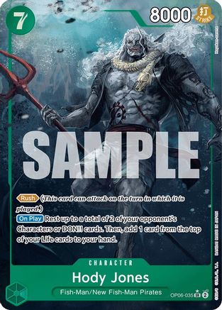 Hody Jones (035) (Alternate Art) (OP06-035) - [Wings of the Captain] Foil