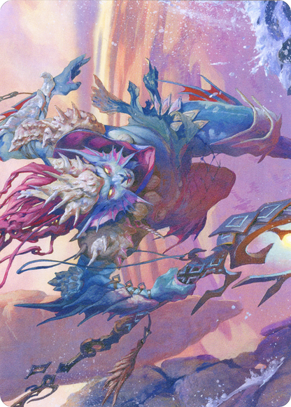 Umara Wizard // Umara Wizard  [Zendikar Rising Art Series] (Borderless)