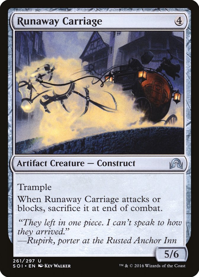 Runaway Carriage [Shadows over Innistrad] Foil