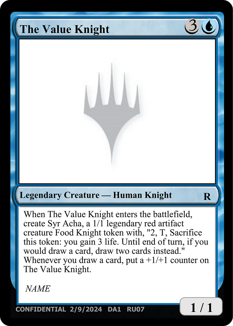 The Value Knight  [Unknown Event]