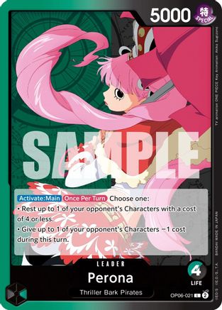 Perona (021) (OP06-021) - [Wings of the Captain]
