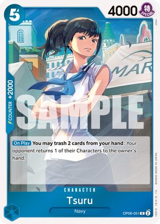 Tsuru (OP06-051) - [Wings of the Captain] Foil