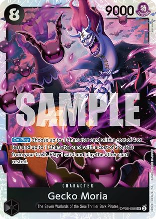 Gecko Moria (086) (OP06-086) - [Wings of the Captain] Foil