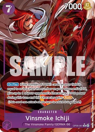 Vinsmoke Ichiji (061) (Alternate Art) (OP06-061) - [Wings of the Captain] Foil