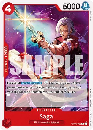 Saga (OP06-006) - [Wings of the Captain]