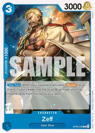 Zeff (OP06-048) - [Wings of the Captain]