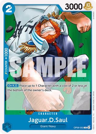 Jaguar.D.Saul (OP06-053) - [Wings of the Captain]