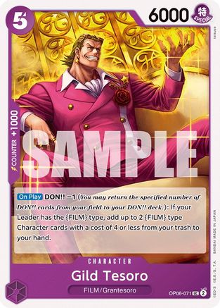 Gild Tesoro (OP06-071) - [Wings of the Captain]