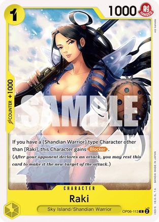 Raki (OP06-113) - [Wings of the Captain]