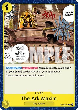 The Ark Maxim (OP06-117) - [Wings of the Captain]