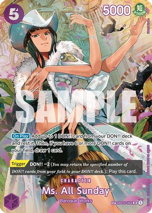Ms. All Sunday (SP) (OP04-064) - [Wings of the Captain] Foil