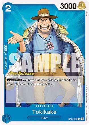 Tokikake (OP06-052) - [Wings of the Captain Pre-Release Cards]