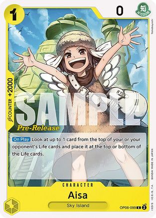Aisa (OP06-099) - [Wings of the Captain Pre-Release Cards]